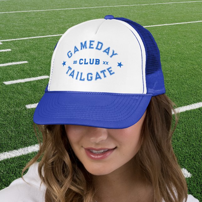 Boné Gameday Tailgate Club Personalizado Blue Futebol C (Criador carregado)
