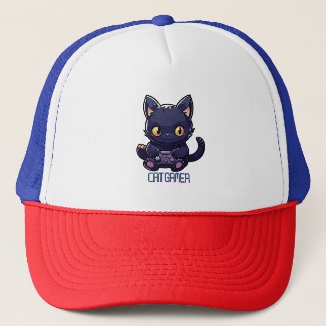 Boné Gamer de Gato (Frente)