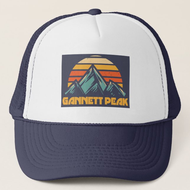 Boné Gannett Peak Retro Turquesa (Frente)