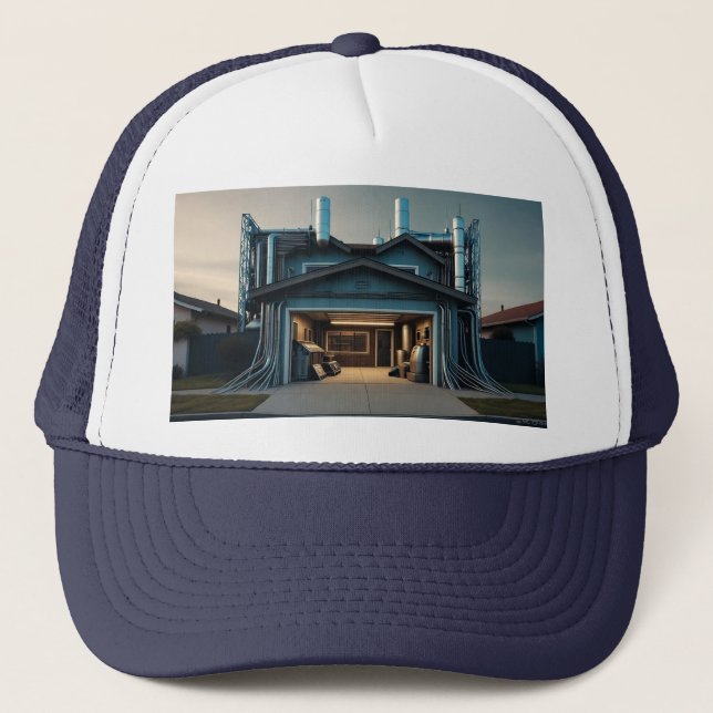 Boné Garage Tech Upgrade black hat (Frente)