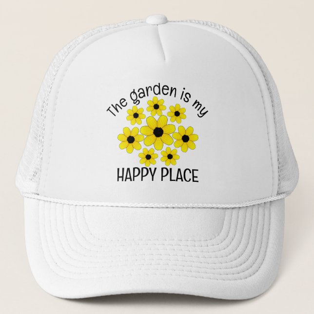 Boné Garden Flowers Design Hat (Frente)