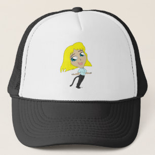 Boné garota chibi com uma cauda