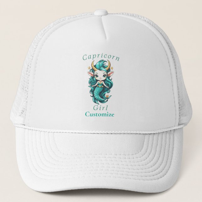 Boné Garota de Capricórnio Sereia Thunder_Cove (Frente)