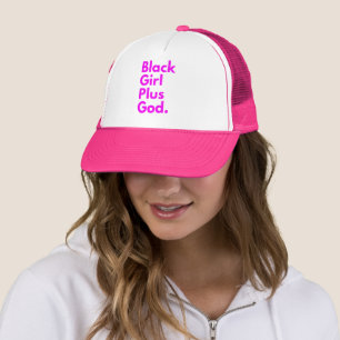 BONÉ GAROTA NEGRA MAIS DEUS