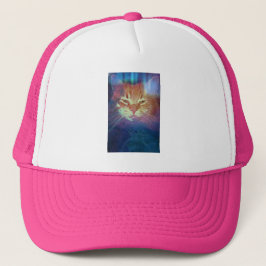Boné Gatinho Espacial Diz Ler O Chapéu Do Caminhoneiro