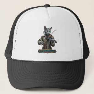 Boné Gato Azul Russo da Sereníssima Atemporal