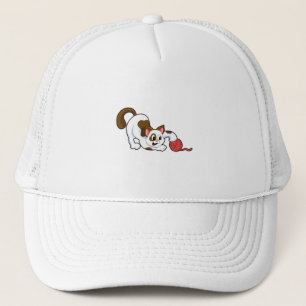 Boné Gato com Bola de Lã
