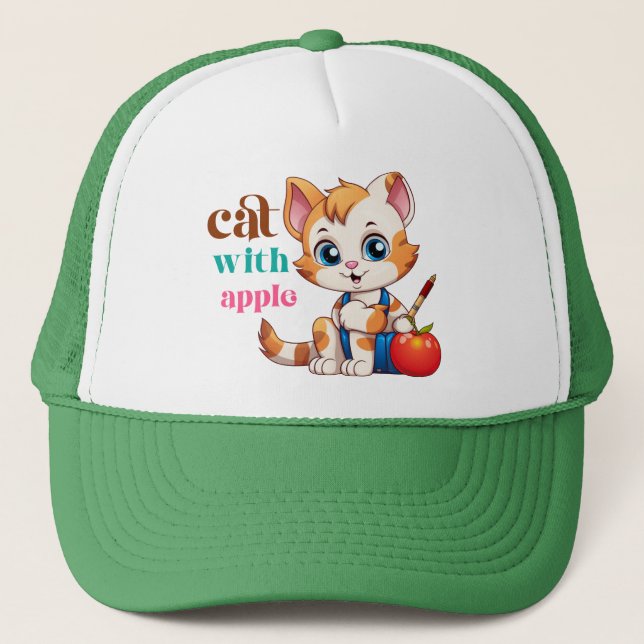 Boné Gato Com Maçã-85242 (Frente)