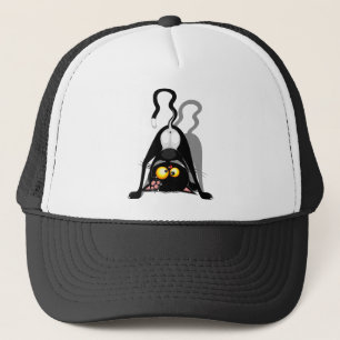 Boné Gato de Cabeça para Baixo Personagem de Desenho An