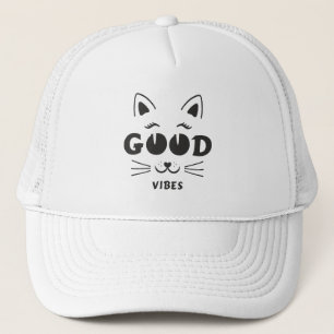 Boné Gato de Cara de Boas Vibrações Modernas - Tipograf