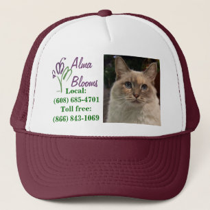 Boné Gato de chapéu...