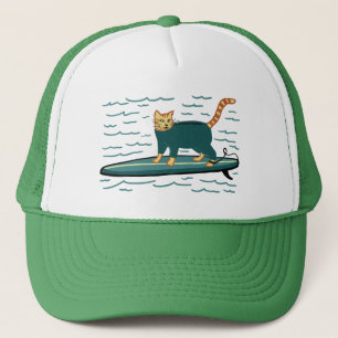 Boné Gato de Tabby de Surfe