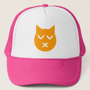 Boné Gato Emoji De Olhos Fechados