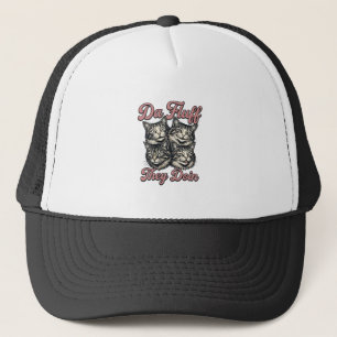 Boné Gato Engraçado Gravura Vintage Da Fluff Eles Estão