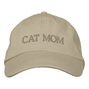 Boné Gato Mãe Nêutrico Bordado Hat