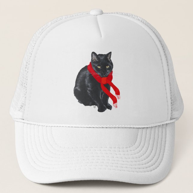 Boné Gato Negro aquecendo no Natal (Frente)