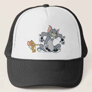 Boné Gato preto da pata de Tom e de Jerry