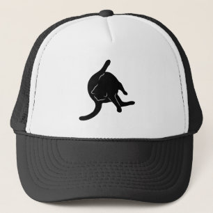 Boné Gato que lambe a silhueta do bumbum