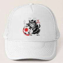 Gato Samurai Elegante Japão Futebol Para Fãs de Fu