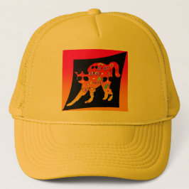 BONÉ GATO VESTINDO ÓCULOS DE VIDRO