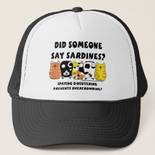 Boné Gatos De Sardine