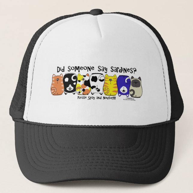 Boné Gatos De Sardine (Frente)
