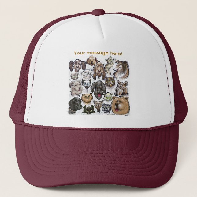 Boné Gatos n Cães (Frente)