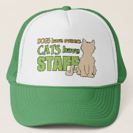Boné GATOS TÊM chapéus de FUNCIONARIOS