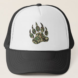 Boné Gay Bear Orgulho Design de Camafeu Pata de Urso