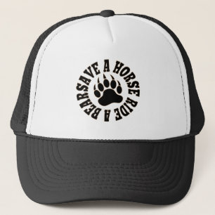 Boné Gay Bear Pride Save A Horse Ride A Bear - Hat
