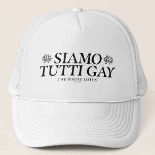Boné Gay Siamo Tutti - O Lotus Branco