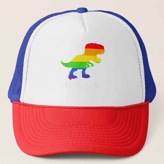 Boné Gaysaurus Rex Orgulho gay (Frente)