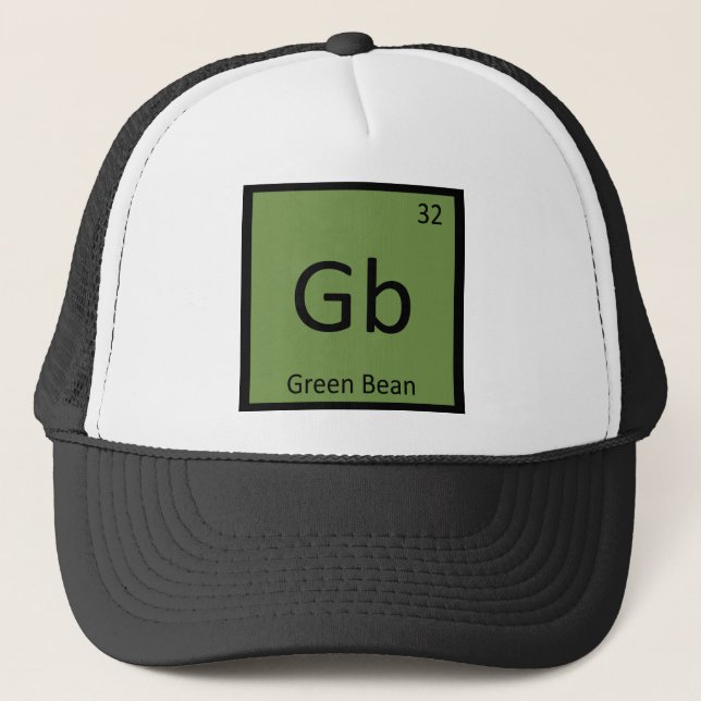 Boné Gb - Mesa periódica de química vegetal com bean ve (Frente)