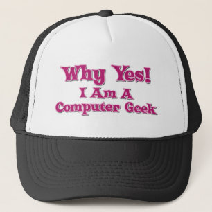 Boné Geek do computador