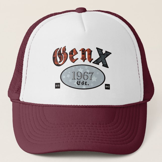 Boné Gen X (geração X ano 1967) (Frente)
