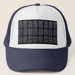Boné Geometric Pulse Foam Trucker Hat