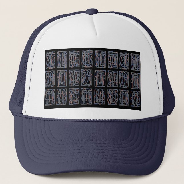 Boné Geometric Pulse Foam Trucker Hat (Frente)