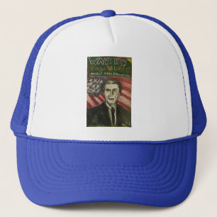 Boné george bush queria chapéu azul/branco