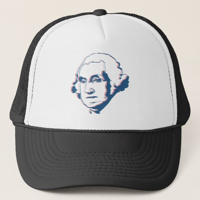 Boné george washington em 3d (Frente)
