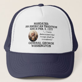 Boné George Washington Mandates Desde 1777    