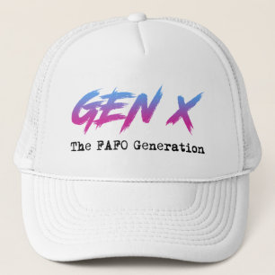Boné Geração X - A Geração FAFO