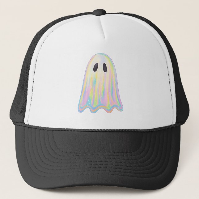 Boné Ghost Arco-Íris de Pastel Cujo | Spooky estético (Frente)