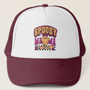 Boné Ghost Spooky Mama Retro Halloween Vintage Design