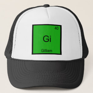 Boné Gi - Gilliam Camiseta Símbolo Elemento Química Div