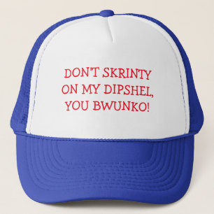 BONÉ GIBBERISH HAT "SKRINTY"