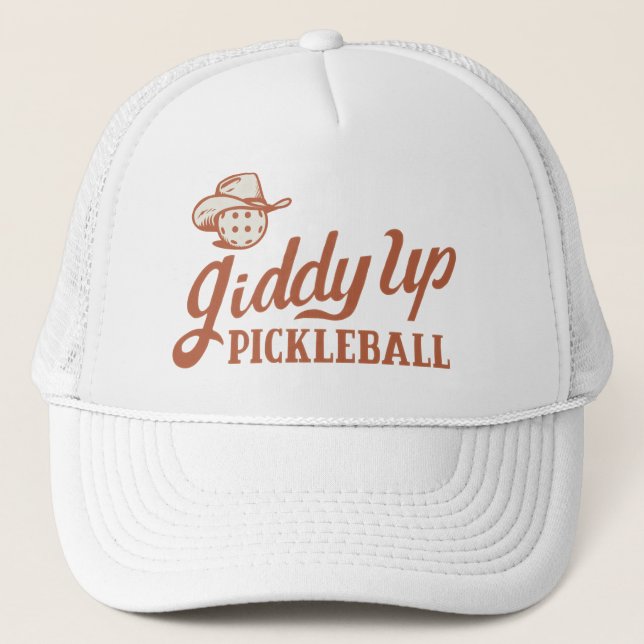 Boné Giddy Up Pickleball - Chapéu Bola (Frente)