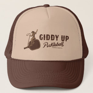 Boné Giddy Up Pickleball - Chapéu de Cowgirl