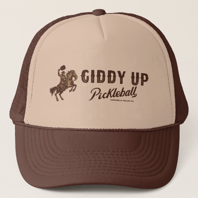 Boné Giddy Up Pickleball - Trucker Hat (Frente)