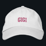 Boné Gigi<br><div class="desc">Cute baseball cap for grandma.</div>