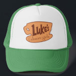 Boné Gilmore Girls | Logotipo do restaurante Luke<br><div class="desc">Este gráfico mostra o icônico logotipo do Luke's Diner. O restaurante do Luke é Lorelai e o lugar favorito da Rory para comer no programa de TV,  Gilmore Girls.</div>